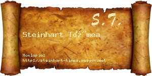 Steinhart Tímea névjegykártya